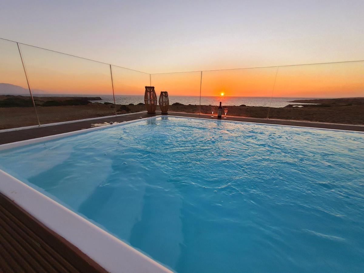 Tramonto Luxury Villa No1- Breathtaking Sunset View Foiníkion Exterior foto