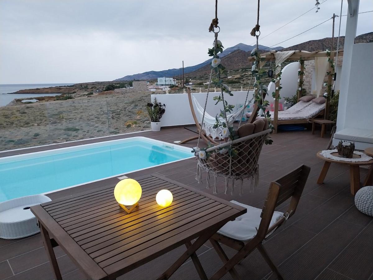 Tramonto Luxury Villa No1- Breathtaking Sunset View Foiníkion Exterior foto